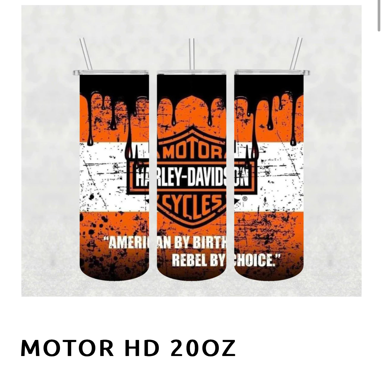 Motorcycle 20 oz Tumblers