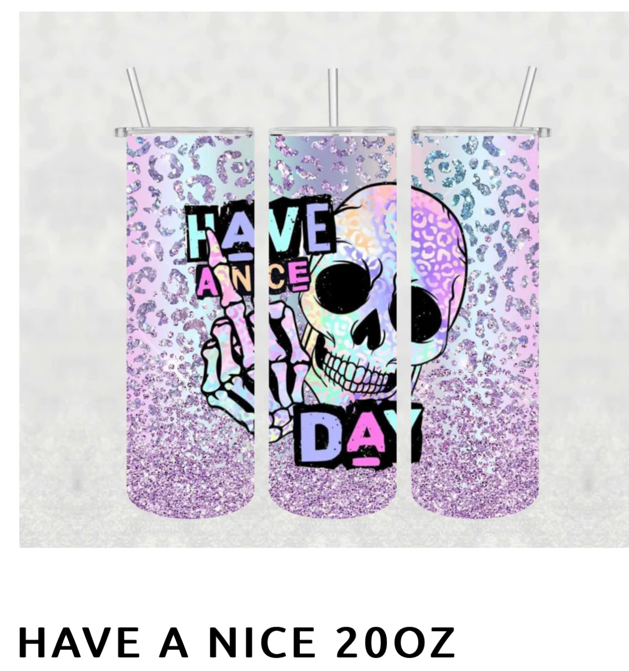 Cool design Skull Tumbler