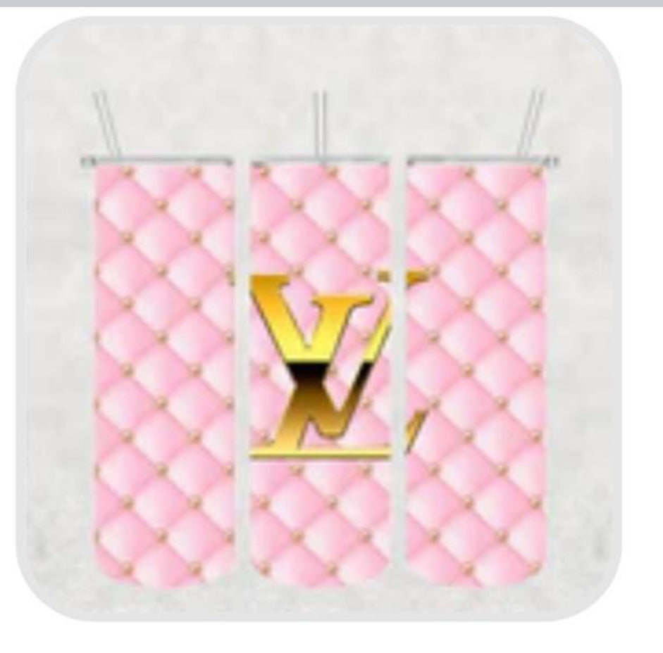 Designer pink Tumbler