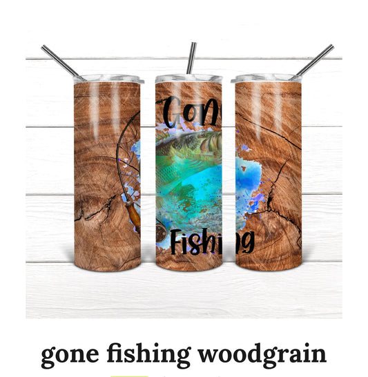 Gone Fishing Tumbler