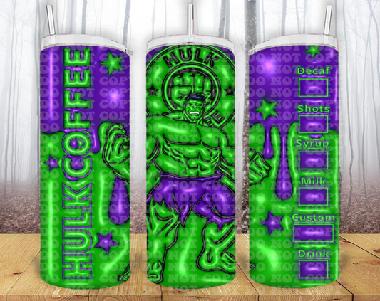 Green Hulk Tumbler